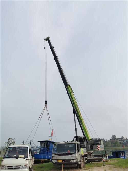 惠农区桥梁建设吊装案例